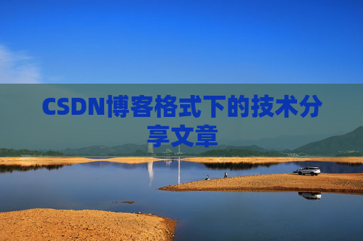 CSDN博客格式下的技术分享文章